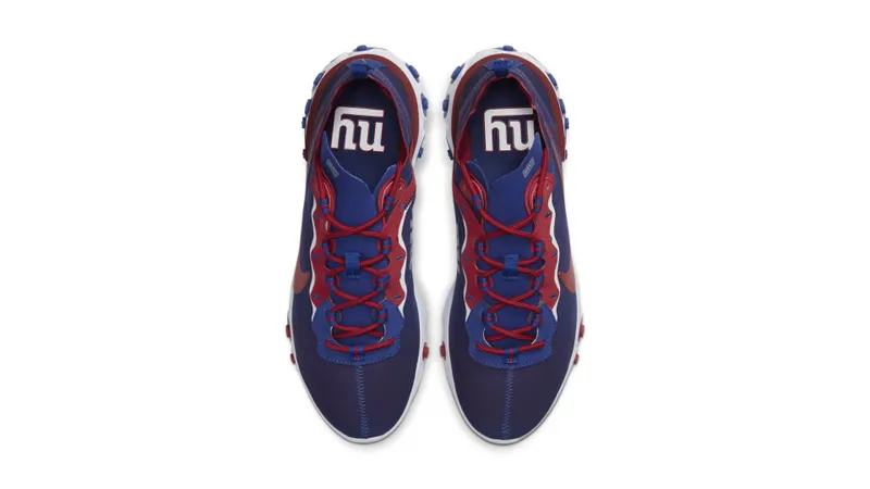 Nike React Element 55 New York Giants Rush Blue/White-Gym Red (CK4876-400)