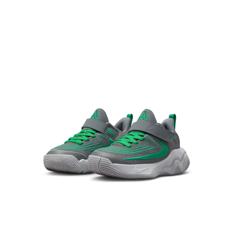 Nike Giannis Immortality 4 Smoke Grey Wolf Grey Dark Smoke Grey Stadium Green (FZ6733-002)