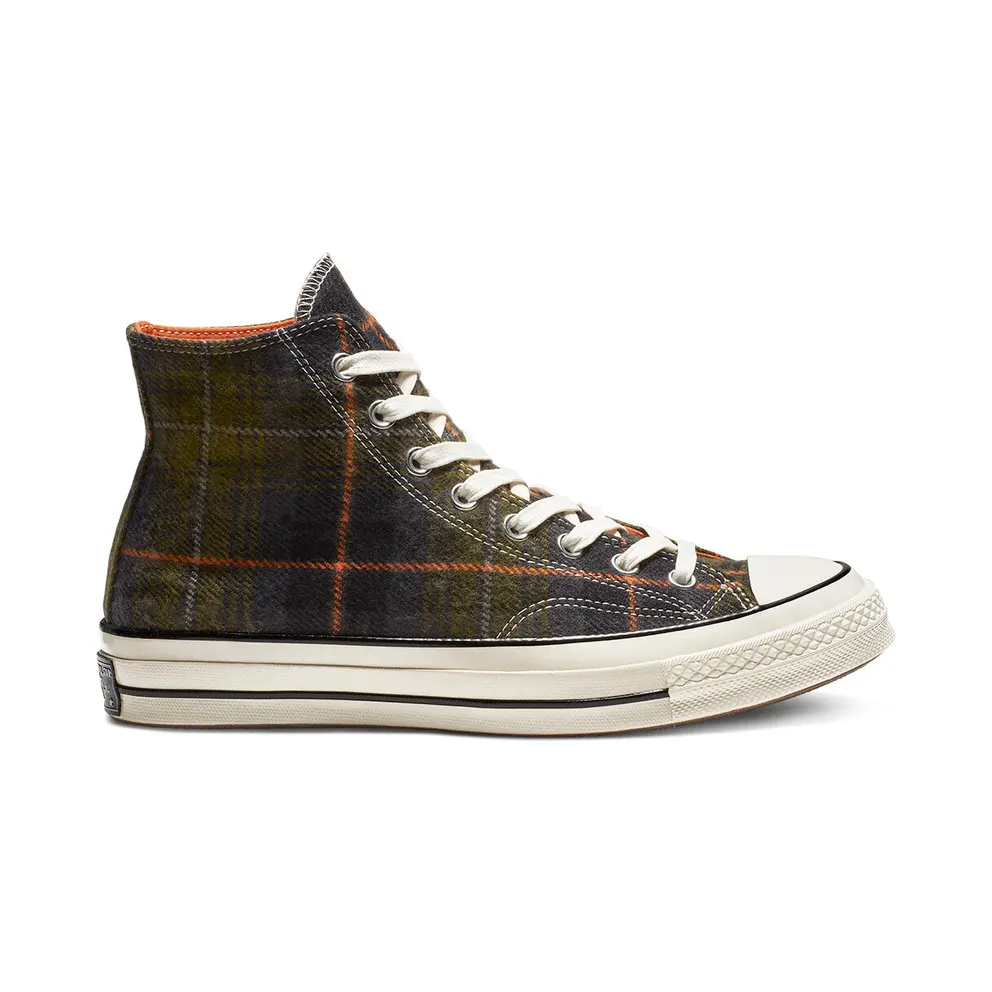 Converse Chuck Taylor All-Star 70s Hi Plaid Pack Medium Olive (162404C)