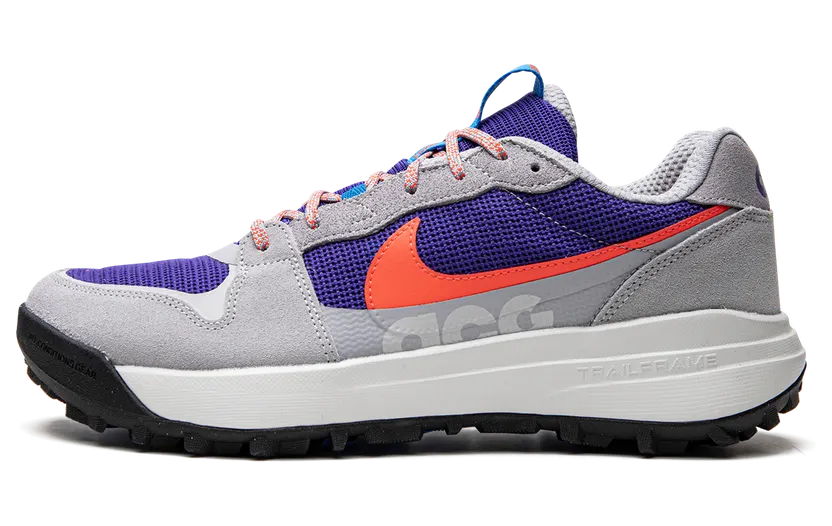 Nike ACG Lowcate Wolf Grey Bright Crimson (DM8019-001)