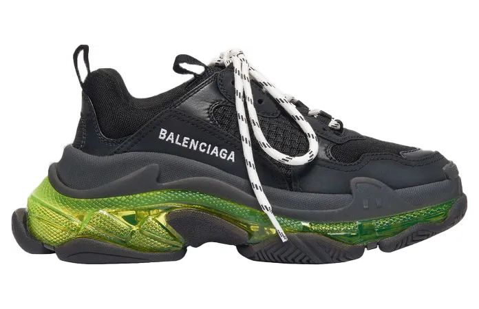Balenciaga Triple S Black Yellow Fluo (W)