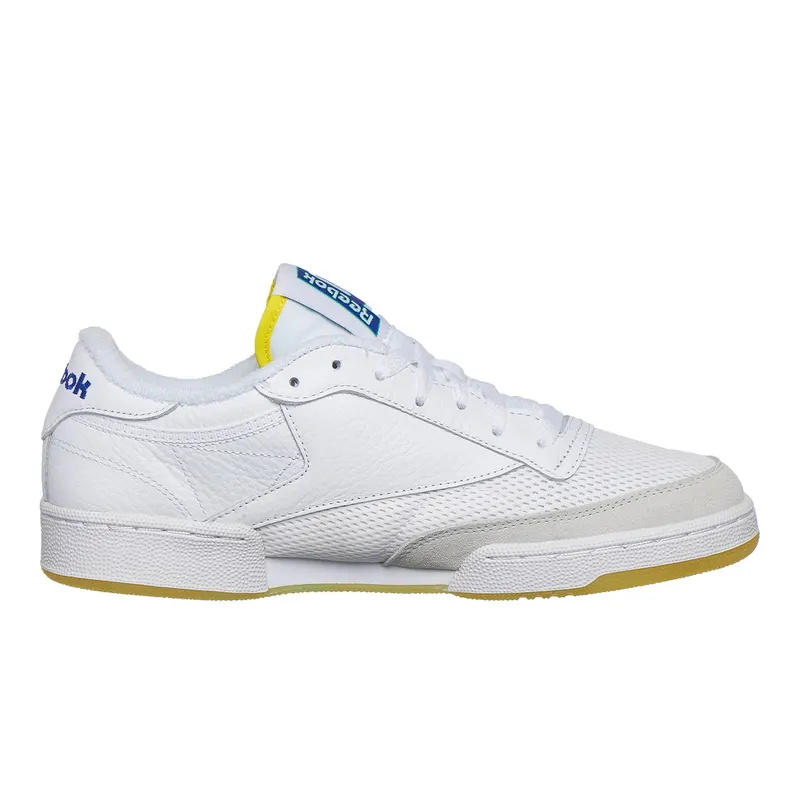 Reebok Club C 85 Footwear White / Stinger Yellow / Bright Cobalt (GY8052)