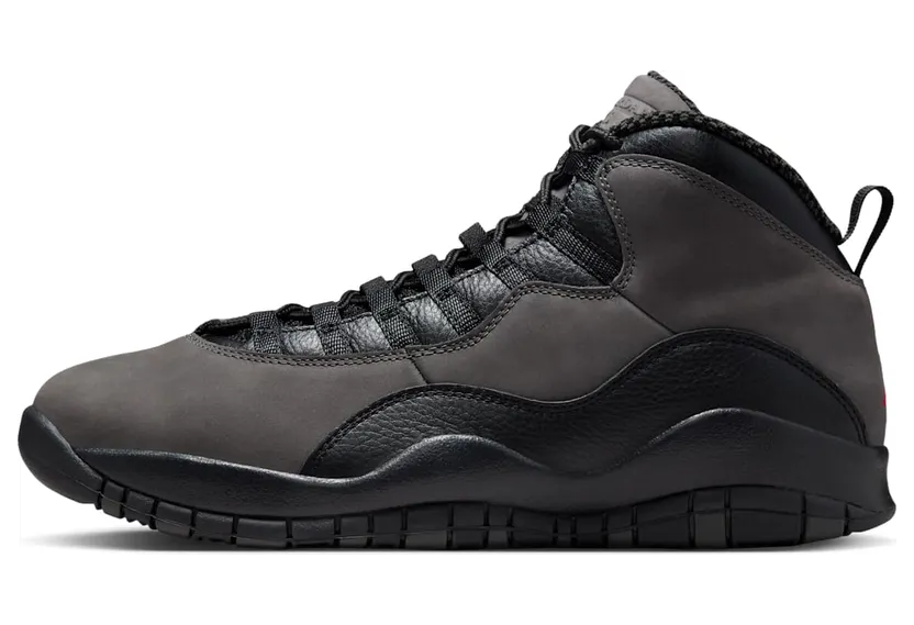 Jordan Air 10 Retro, grijs HJ6779-001 – “Charred Grey / True Red-black”