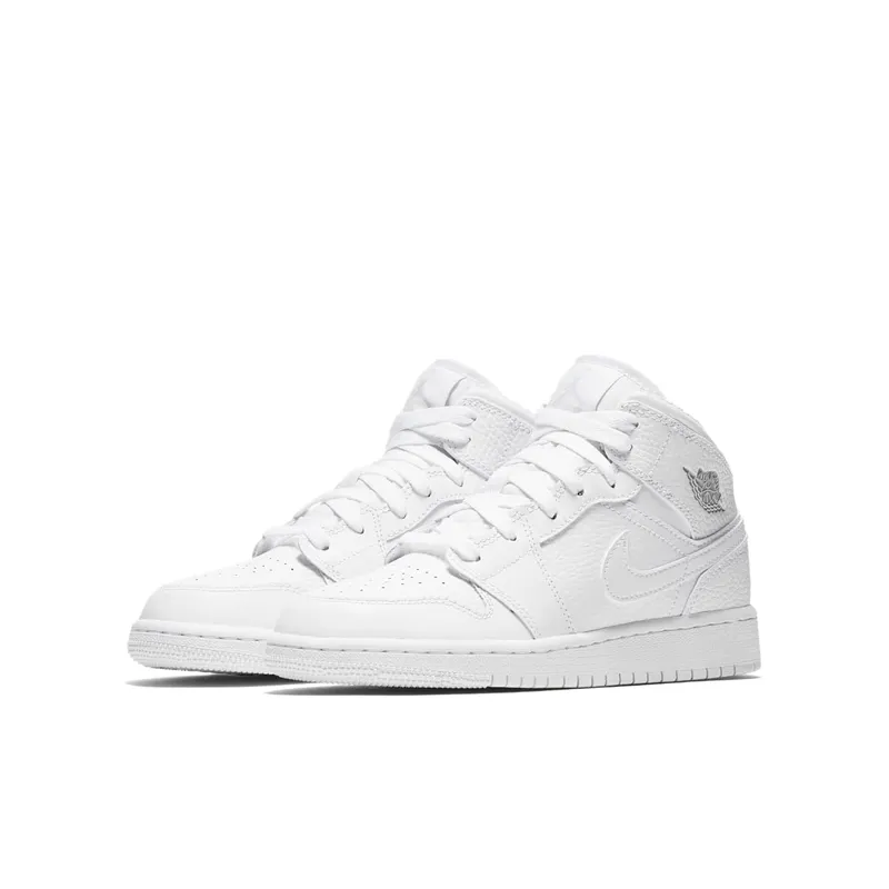 Jordan 1 Mid White Pure Platinum (2018) (554725-109)
