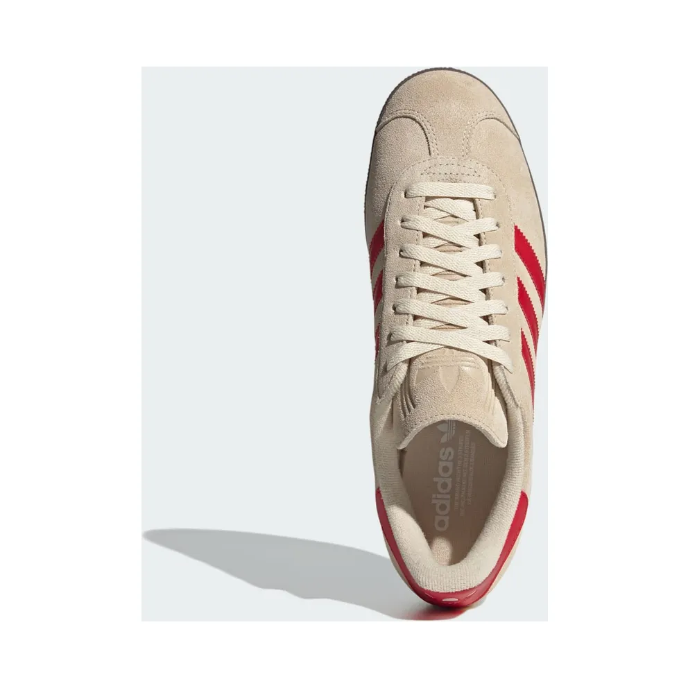 Adidas Gazelle Sand Strata / Better Scarlet / Cloud White (JH5393)