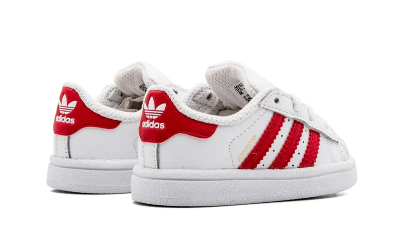 Nike Superstar I “WHITE RED” (B72954)