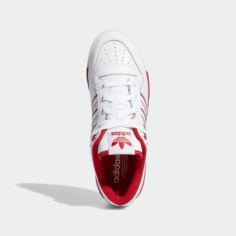 adidas Rivalry Low Cloud White Cloud White/Cloud White/Scarlet (EE4658)