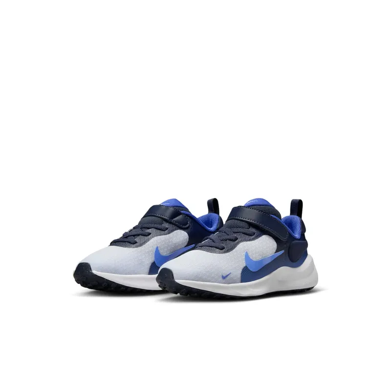 Nike Revolution 7 Football Grey Thunder Blue Astronomy Blue Royal Pulse (FB7690-007)