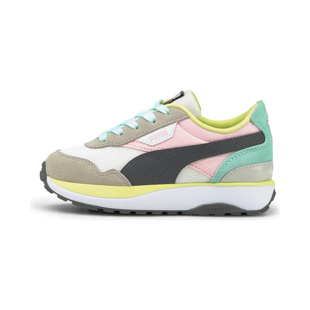 Puma Cruise Rider Kids White/Pink (381791-02)