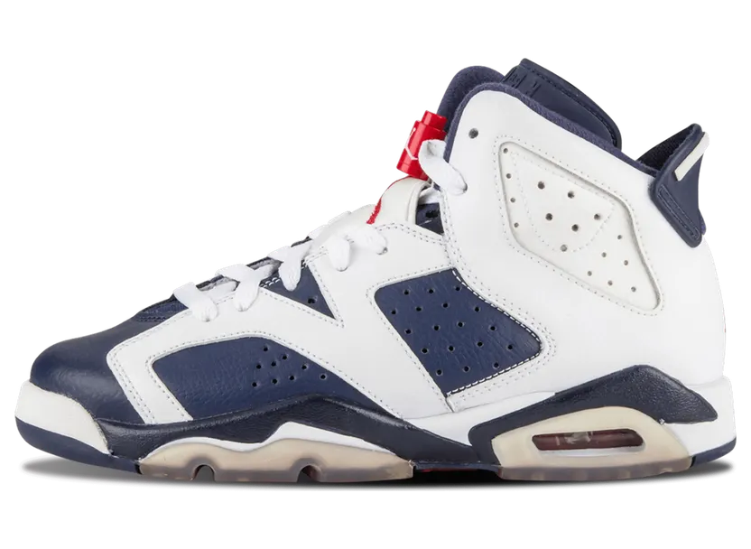 Air Jordan 6 Retro GS Olympic (384665-130)