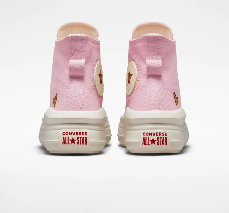 Converse Chuck Taylor All Star Move Platform Hearts Sunrise Pink/egret