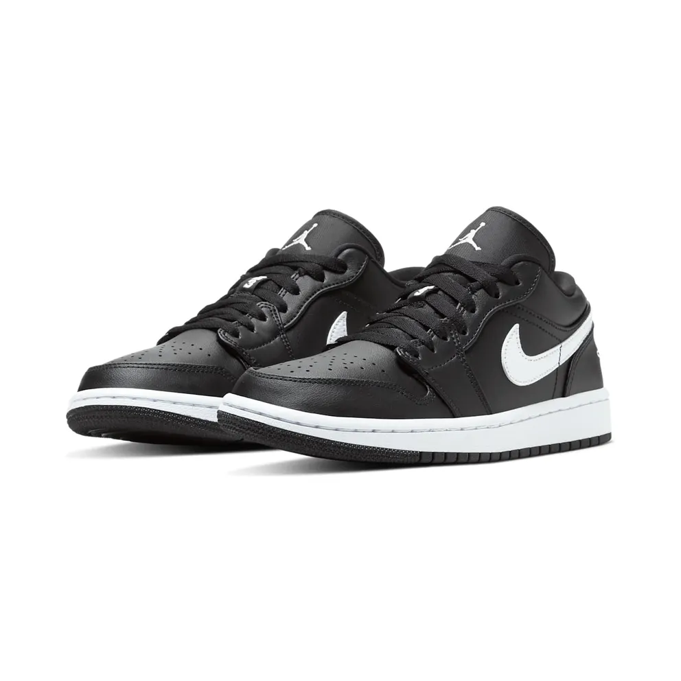 Air Jordan Womens Nike AJ I 1 Low Black White (2020) (AO9944-001)