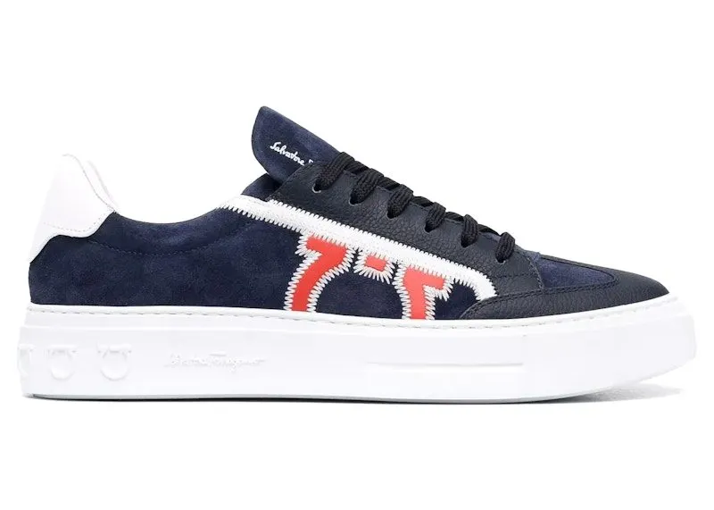 Ferragamo Borg 5 Low-Top Blue (02B726749494)