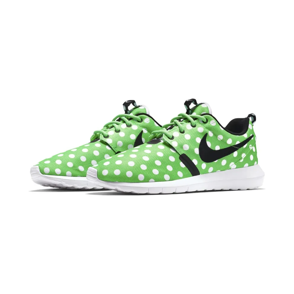 Nike Roshe Run Polka Dot Pack Green Green Strike/Black-White (810857-300)