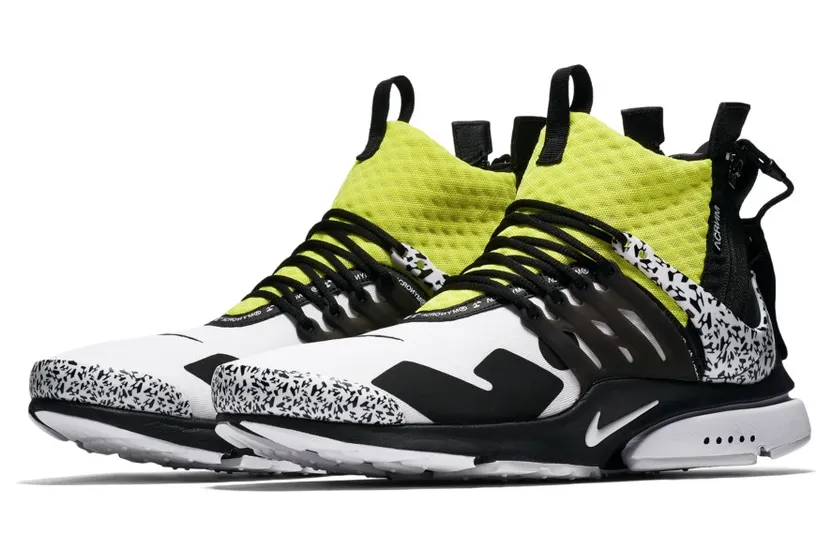 Nike x Acronym Air Presto Mid Dynamic Yellow (2018) (AH7832-100)