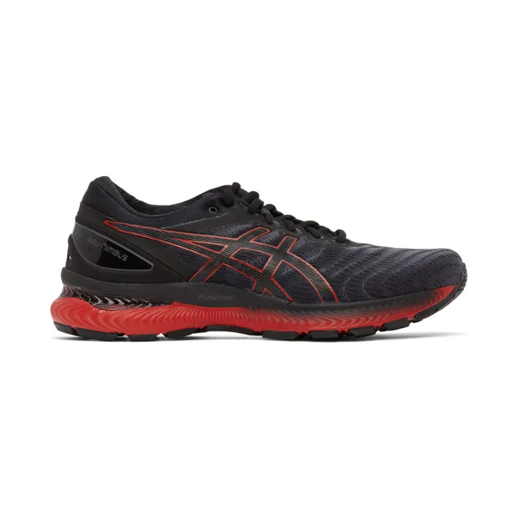 Asics Black and Red Gel-Nimbus 22 Sneakers (1011A680)