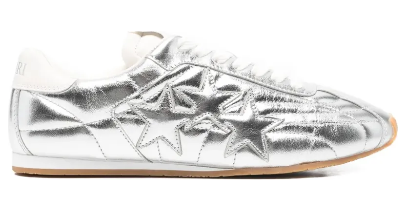 AMIRI Pacific Football Slim Sneakers – Silber (AWSNSN1035)