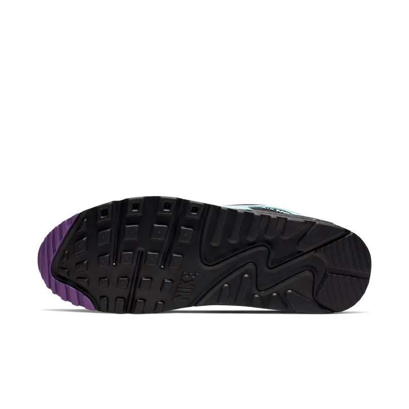 Nike Air Max 90 Black Bright Violet White Black/Bright Violet-Pink Blast-White (AJ1285-024)