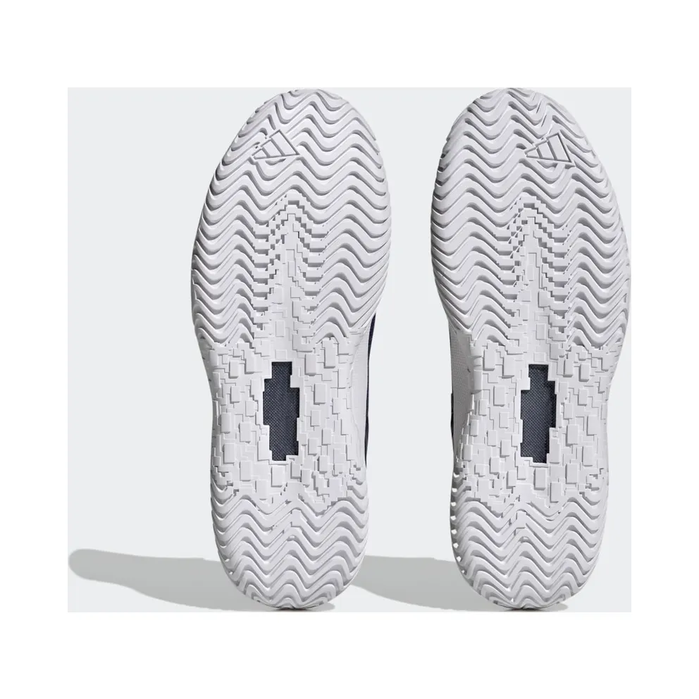 adidas SoleMatch Control Tennis Shoes Team Navy Blue 2 / Matte Silver / Cloud White (HQ8440)