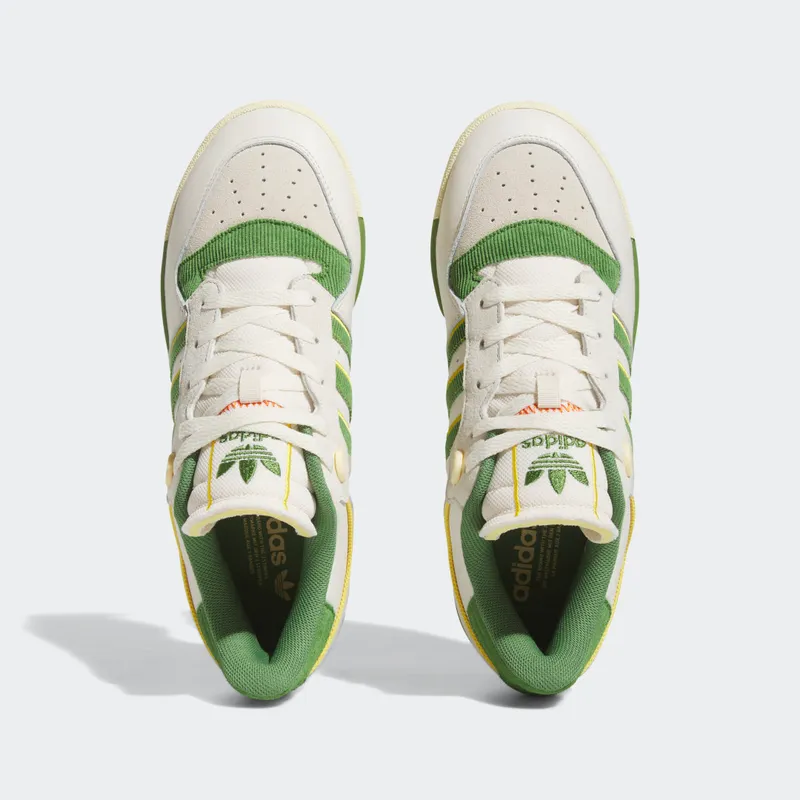 Adidas Rivalry Low 86 Chalk White / Crew Green / Hazy Yellow (FZ6318)