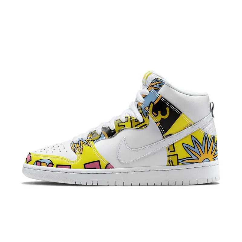 Nike Dunk SB High De La Soul (2015) White/Firefly (748751-177)
