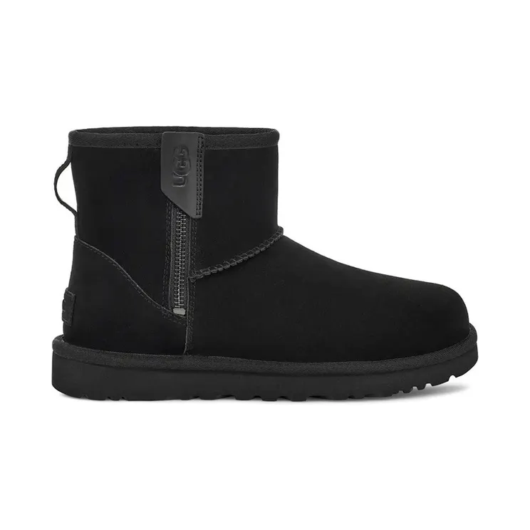 UGG Classic Mini Bailey Zip Boot Black (1151230-BLK)
