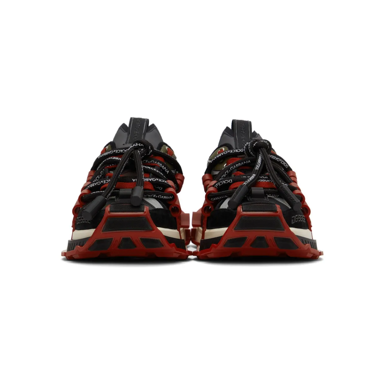 Dolce & Gabbana Red & Green Militare Space Sneakers (CS1963 AQ717) (2)