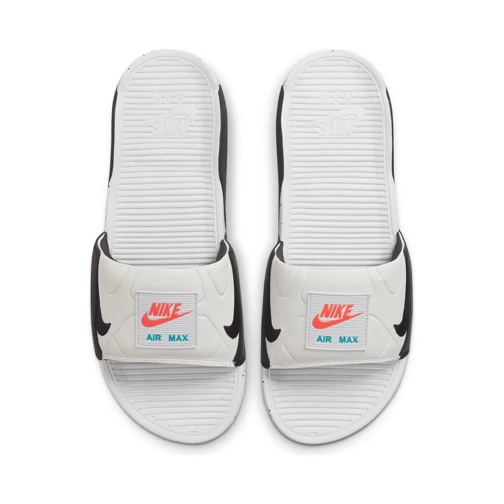 Nike Air Max 90 Slide White Turf Orange Speckled (BQ4635-102)