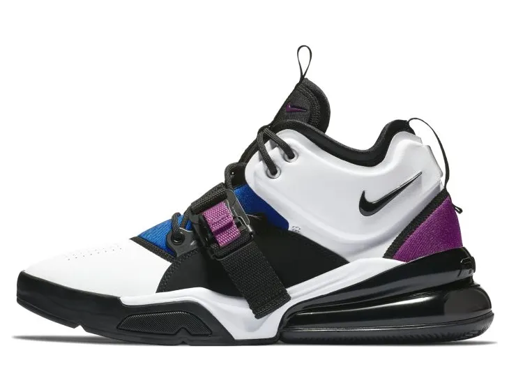 Nike Air Force 270 White Black Lyon Blue