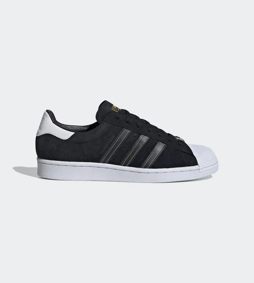 adidas Superstar Black Suede White