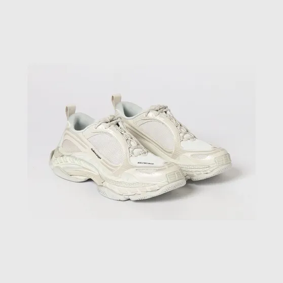 Balenciaga Triple S.2 Mesh and Rubber Sneakers Grey (865851WTRS29191)