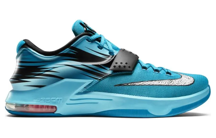 Nike KD 7 ‘Clearwater’ Light Blue/White-Clearwater-Total Orange (653996-414)