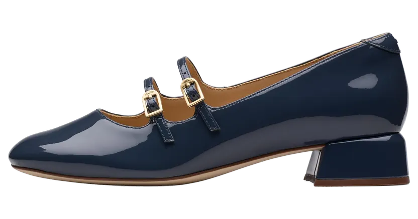 Clarks Daiss30 Shine Mary Jane “Navy Patent” (26181311)