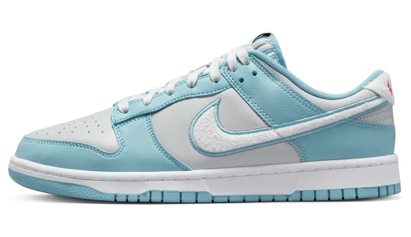 Nike Dunk Low Retro “Fleece Swoosh Worn Blue” (FB1871-011)