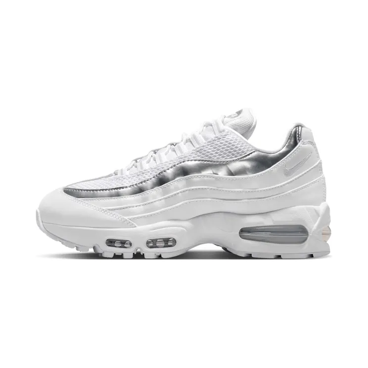 Nike Air Max 95 “White / Light Charcoal / Metallic Silver / Pure Platinum” (IR1129-100)