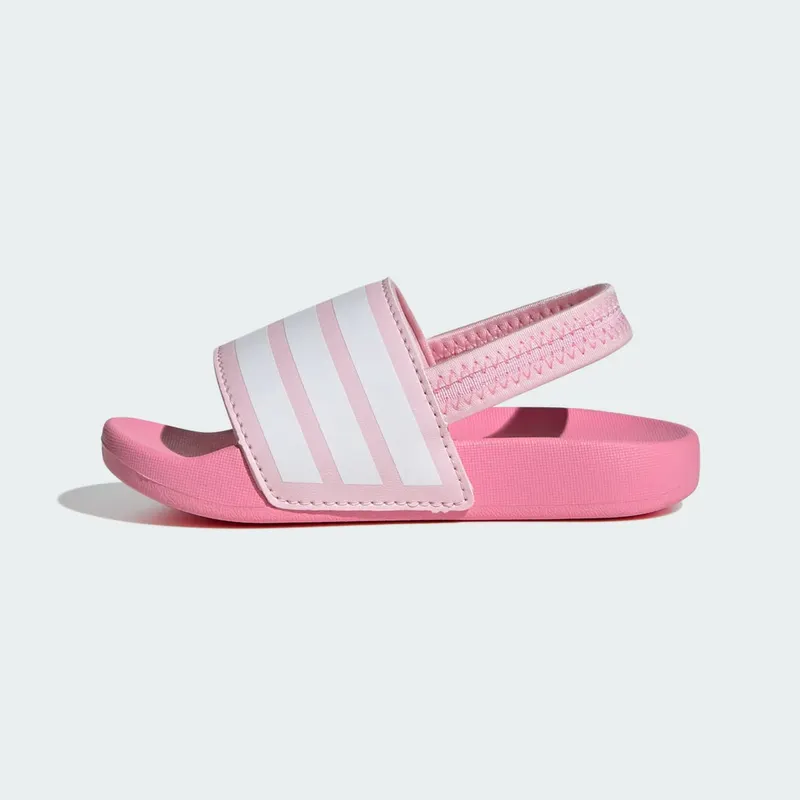 Adidas adilette Estrap Slides Kids Clear Pink / Cloud White / Bliss Pink (JR5326)