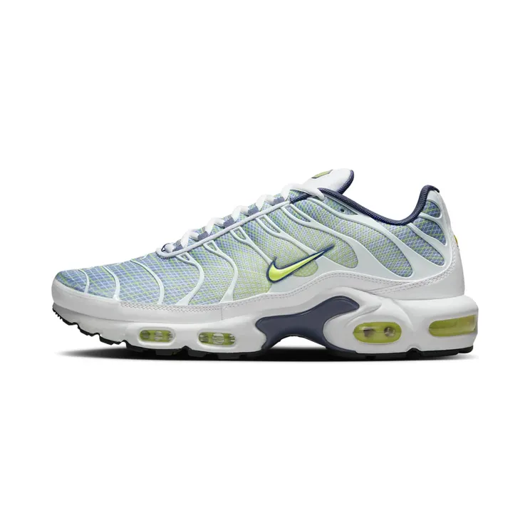 Nike Air Max Plus “Pebble Grey / Steel / White / Lime” (HV6227-001)