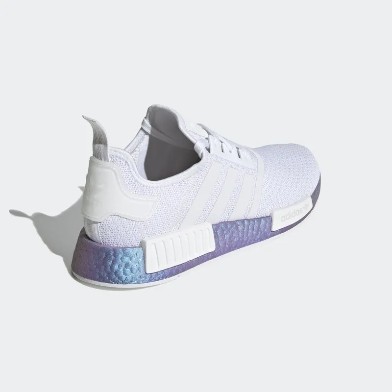 adidas NMD R1 Iridescent Boost Silver Metallic/Cloud White/Cloud White (FV5344)