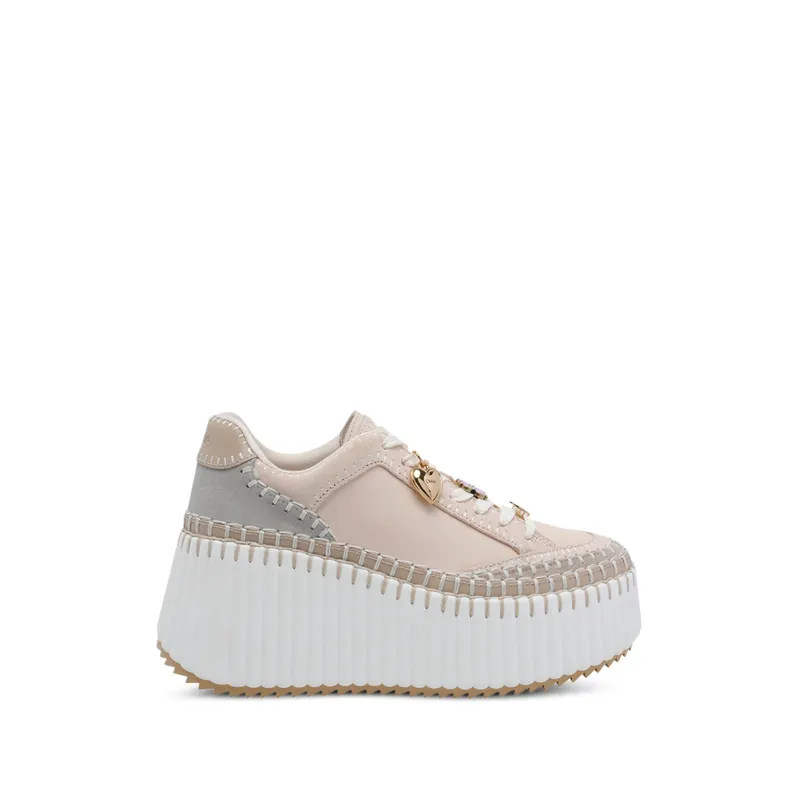 Chloé Nama Wedge “Neutrals/Grey” (26U02IWW 092)