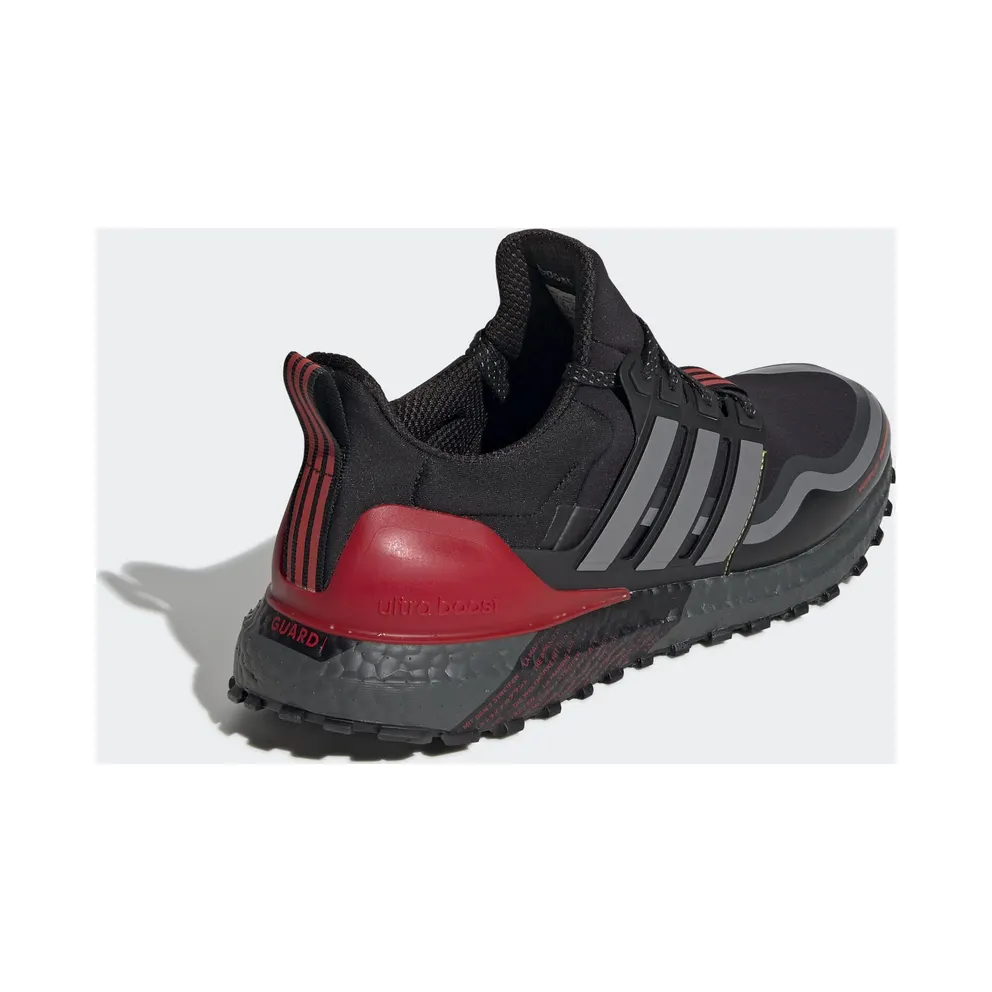 adidas Ultra Boost Guard Black Grey Scarlet Core Black/Grey Three/Scarlet (FU9464)