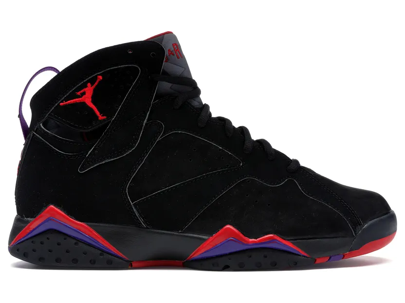 Air Jordan 7 Retro ‘Raptor’ 2002 Black/Dark Charcoal-True Red (304775-006)