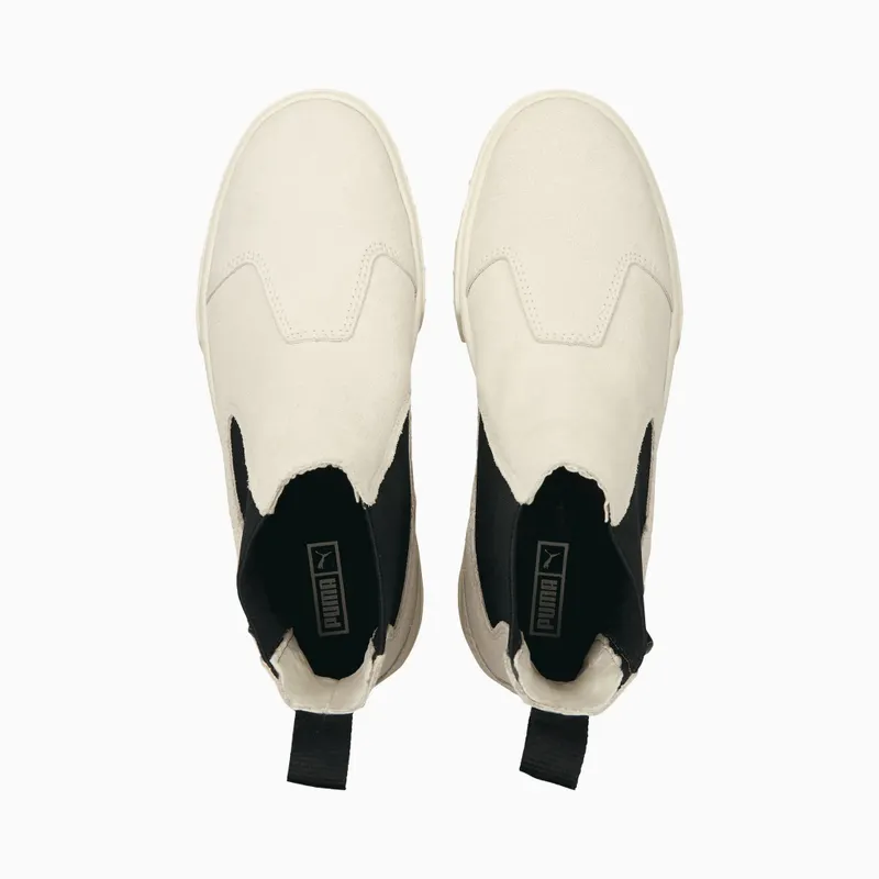 Puma Mayze Chelsea Suede Shoes White (382829-02)