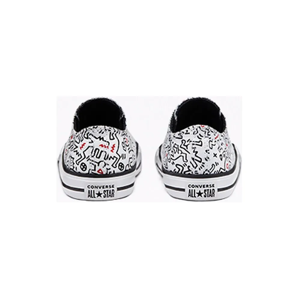 Converse Converse x Keith Haring Chuck Taylor All Star Low Top White/Black/Red (771862C)