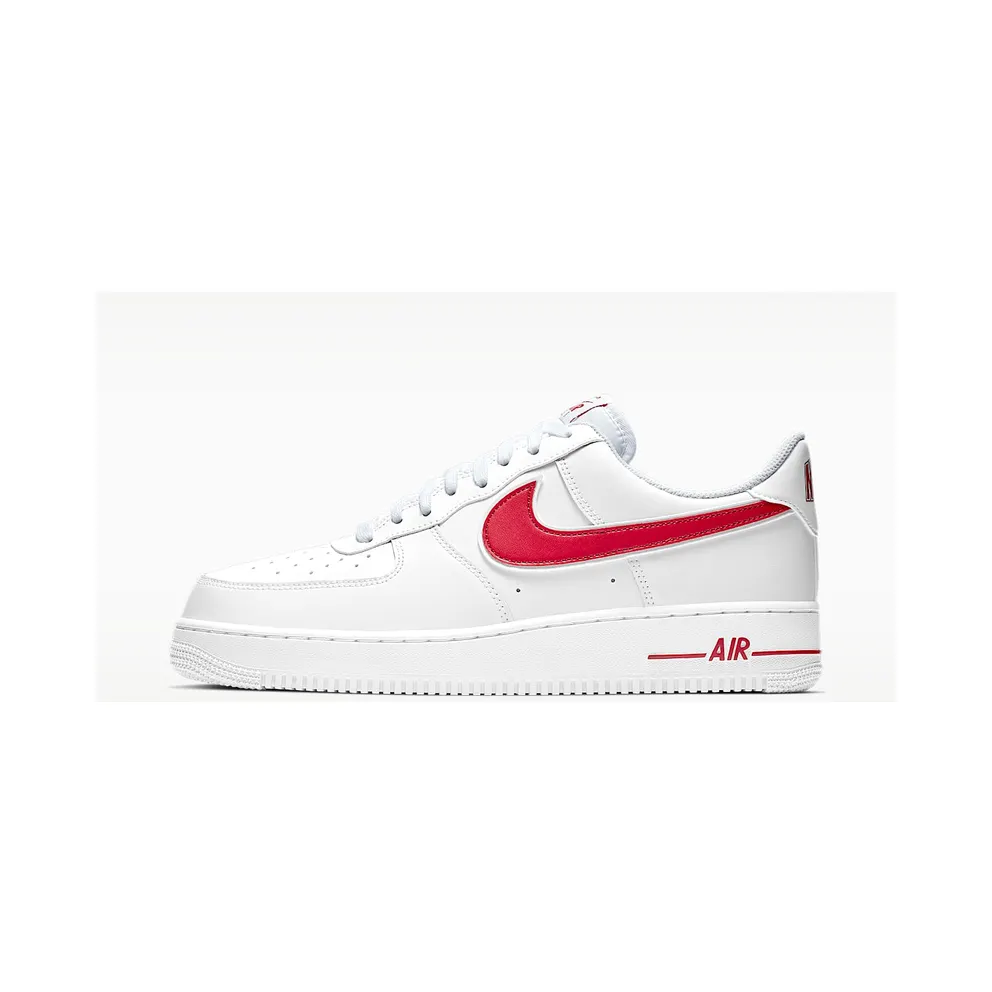 Nike Air Force 1 07 White Red (2019) (AO2423-102)