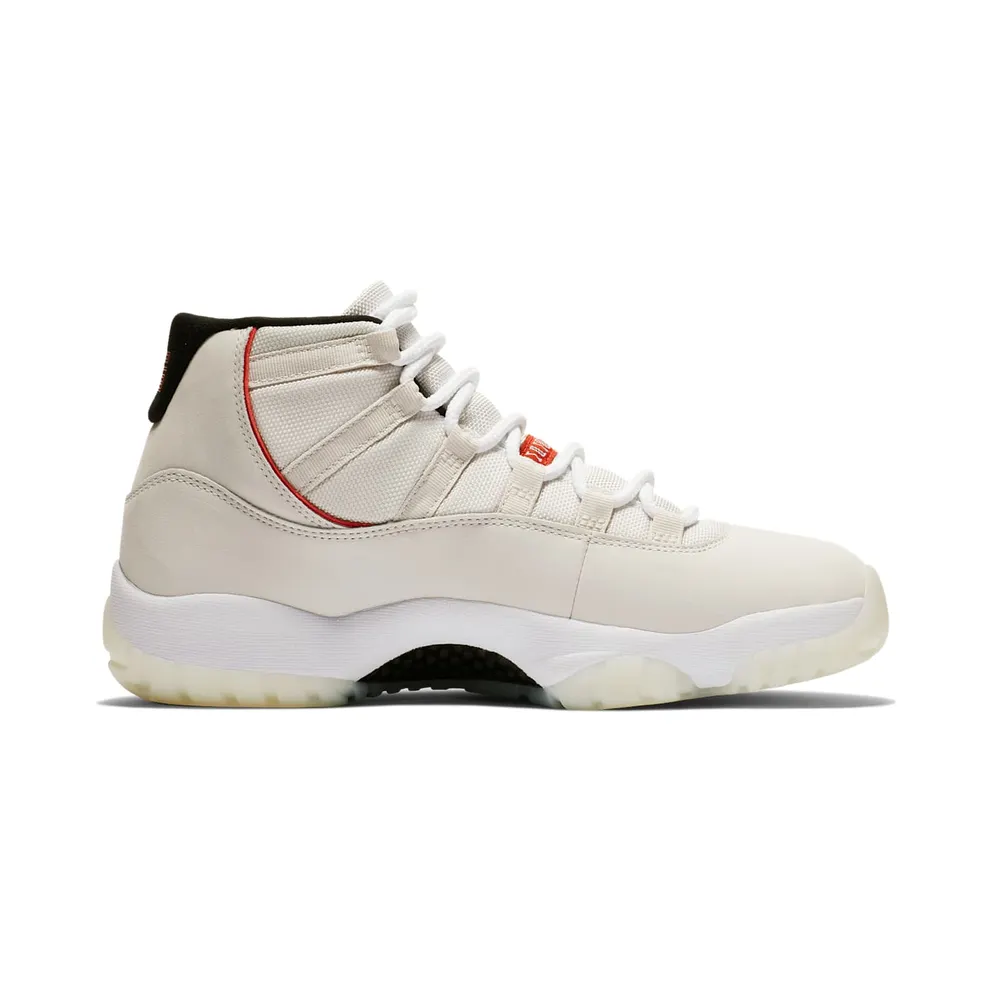 Jordan 11 Retro Platinum Tint Platinum Tint/Sail-University Red-Black (378037-016)