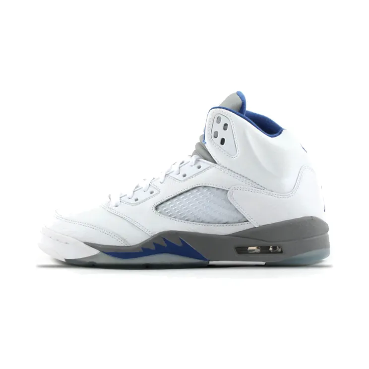 Air Jordan 5 Retro ‘Stealth’ White/Sport Royal-Stealth (136027-142)