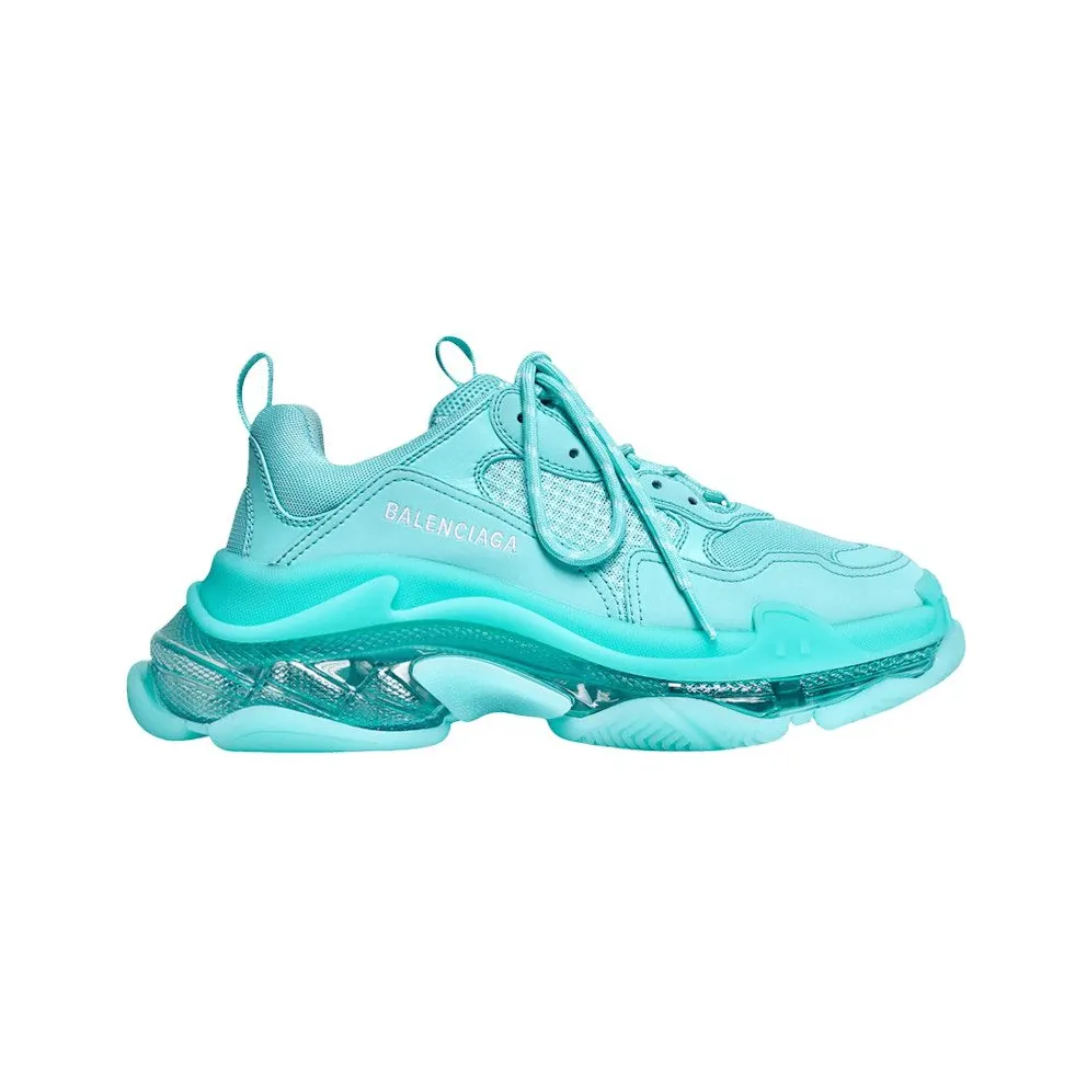 Balenciaga Triple S Clear Sole Blue (544351W2GA14590)
