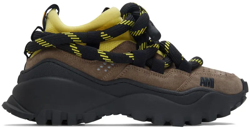 AMI Alexandre Mattiussi Yellow & Brown Otto (USN416.873)
