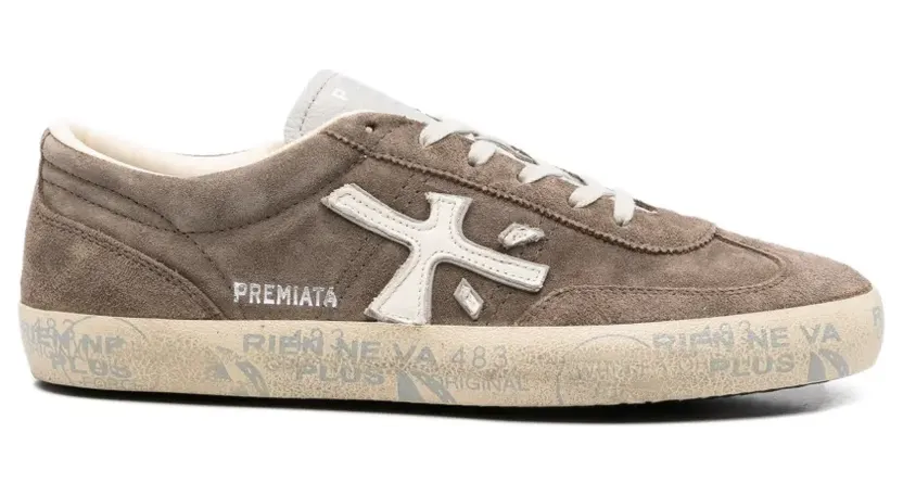 Premiata David 8094 suède met logodetail “Brown” (DAVIDD)