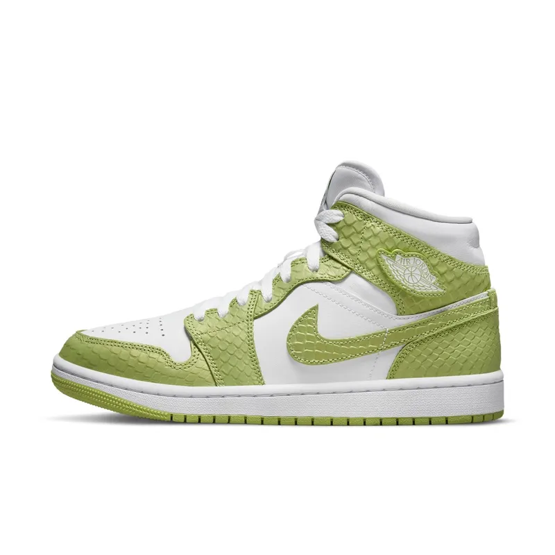 Air Jordan 1 Mid Green Python (DV2959-113)